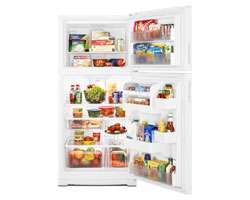   21 Cubic Foot Top Freezer Refrigerator, A1RXNGFYW, White Appliances