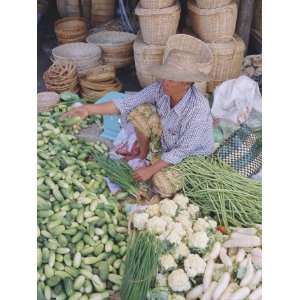  Selling Vegetables at Angkor Wat, Siem Reap, Cambodia 