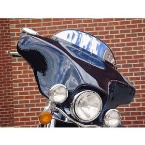   Drag Specialties Chrome 6 in. Windscreen 23100172: Sports & Outdoors
