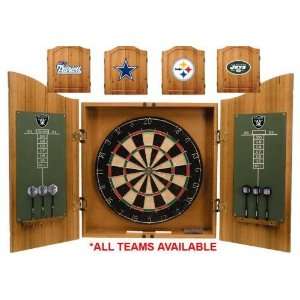  Green Bay Packers NFL Dart Board w/Cabinet Sports 