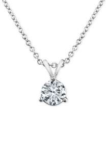 Bony Levy Solitaire Diamond Pendant Necklace ( Exclusive 