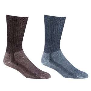 Fox River Mills 2198 2 08090 LG Trail Pack Socks Charcoal/Navy Mix 