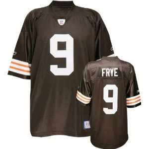  Charlie Frye Reebok NFL Brown Premier Cleveland Browns 