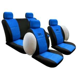  08 09 Honda Accord Car Seatcover Airbag Cutout Blue Racing 