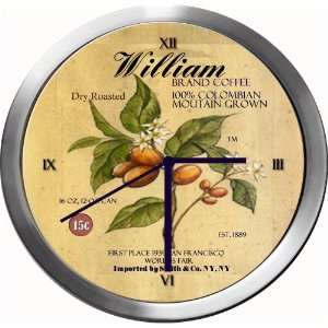  Williams 14 Clock Metal Clock Quartz Movement