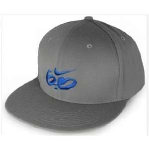  Nike 6.0 Basic Logo Swoosh Flex Hat Cap Gray S/M Sports 