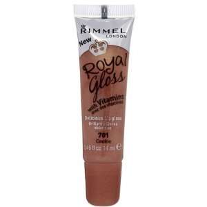 Rimmel London Royal Gloss Delicious Lipgloss, Cookie (Quantity of 5)