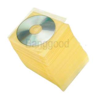 CD DVD DISC Clear Cover Storage Case Bag Plastic Sleeve Wallet Holder 