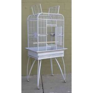  Opening Flat Top Bird Top Cage 26x20 by HQ: Pet Supplies
