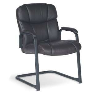 Sealy Posturepedic Leather Guest Chair with Cantilever 