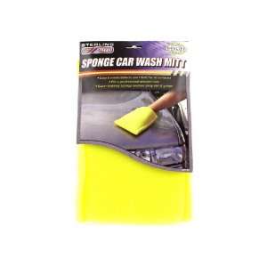  Sponge car wash mitt   Case of 144 Automotive