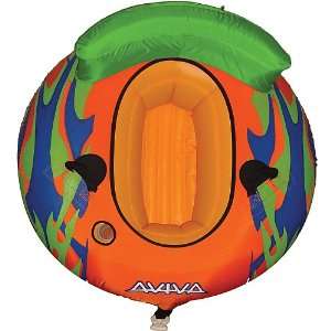  Aviva Inflatable Towable Tube   1 Person Sports 