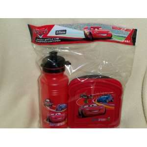  Disney Cars Sport Bottle and Sandwich Container Kitchen 