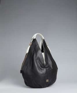 Givenchy black and white leather Tinhan hobo