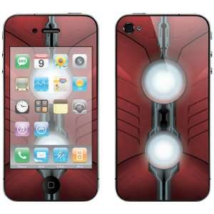   Protective Skin for iPhone 4   Iron Suit Cell Phones & Accessories