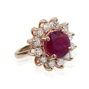   by Effy Ruby & Diamond Ring in 14k Rose Gold, 1.35 TCW. Jewelry