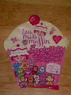LITTLE MISS MUFFIN My Surprise Pets Plush DOG w/ Cookie Cutter and 