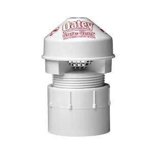   Valve with 1 1/2 Inch PVC Schedule 40 Adapter, White