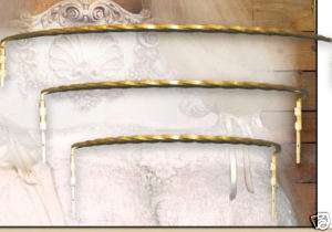 Bed Crown/coronet in Historical Gold 24  wide size  