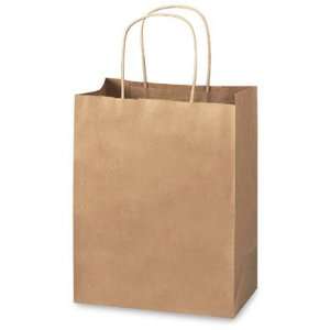   10 1/2 Cub Kraft Paper Shopping Bags