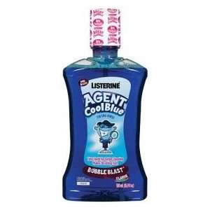  Listerine Kids Agent Cool Blue Tinting Mouth Rinse Bubble 