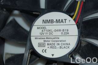 Panasonic PT52LCX16 TV Parts NMB MAT 4710KL 04W B19 Fan  