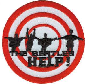 The Beatles Help Movie Target Embroidered Patch  