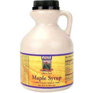 NOW Foods Organic Maple Syrup B Grade Grocery & Gourmet Food