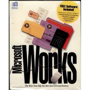  Microsoft Works Version 2.0 3.5 and 5.25 Floppy Disk 