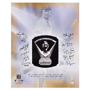   16x20 Cy Young Winners with 12 Signatures Sports Collectibles