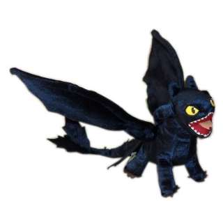 How To Train Your Dragon Toothless Night Fury Plush Toy Doll New 