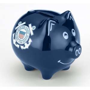   Military Piggy Bank Safe Stoneware Savings Money Cash Box with Coin