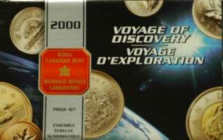 2000 Canada Proof Set Voyage of Discovery  