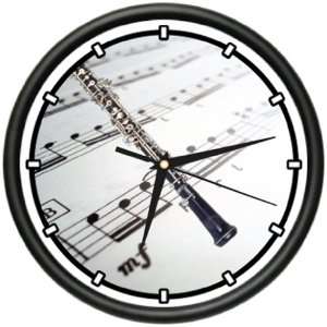   Wall Clock music woodwind instrument student oboes