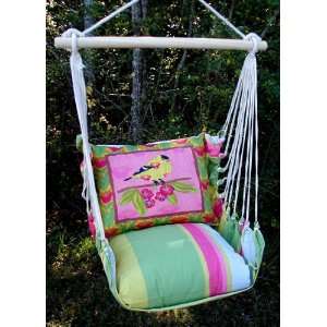    Fresh Lime Ladybird Hammock Chair Swing Set: Patio, Lawn & Garden