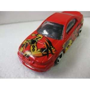   Ford Mustang With Yellow Ninja Paint Scheme Matchbox Car: Toys & Games
