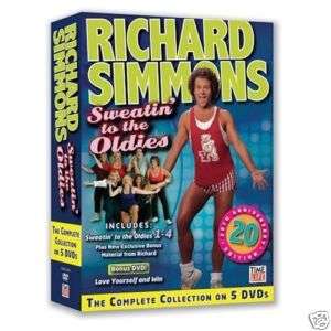Richard Simmons SWEATIN’ to the OLDIES 5 DVD Set NEW 610583348293 