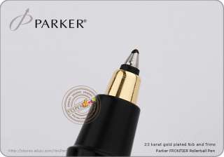 Parker Frontier Rollerball Pen Flighter GT Black Ink M  