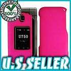 HOT PINK HARD SNAP CASE COVER FOR SAMSUNG ALIAS 2 U750