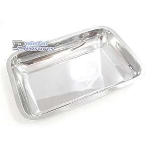  Medical Piercing Tattoo Rectangle Stainless Steel Tray 8L 
