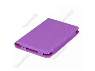 Hot PU Leather Purple Folding Cover Case Pouch for eBook  Kindle 