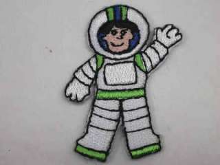 Space Man Astronaut Child Iron On Patch 1.75 In  