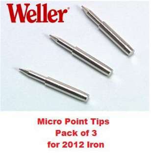 STT 1 Micro Point Tips Pk3 for Weller 2012 Solder Iron  