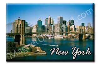 Skyline New York City   New York Souvenir Magnet #3  