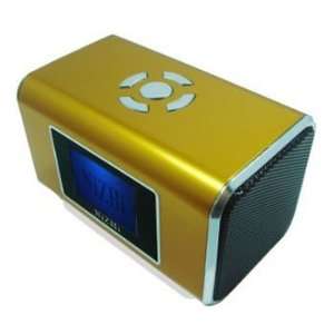  Yellow TT6 Portable Color Screen USB Speaker   Support Mini 