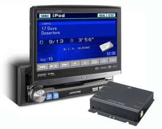 ALPINE NEW IVA D106 DVD 7 LCD MONITOR & NVE M300 ADD ON NAVIGATION 