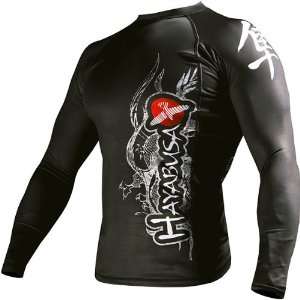   Official MMA Mizuchi Longsleeve Rashguard Shirt/Top   Black / X Large
