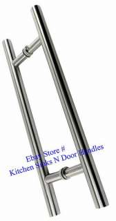 ENTRANCE DOOR PULL HANDLES 600mm LONG STAINLESS STEEL Entry&Glass Fast 