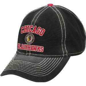 Chicago Blackhawks Reebok Throwback Vintage Adjustable Slouch Hat 