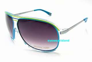 Michael Kors M2454/S 2454S Medina Sunglasses Blue/Lime Shades  